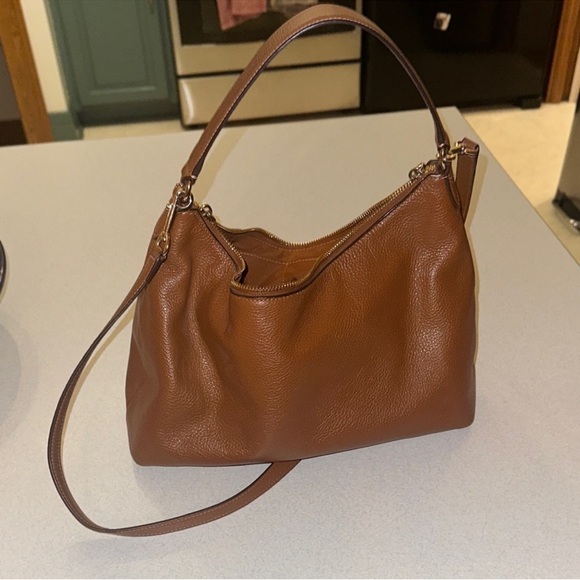 Coach Brown Leather Shoulder Bag - Picture 8 of 12